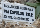 Via Espolon P.D.P.  Vº+  Redovan-La Pancha